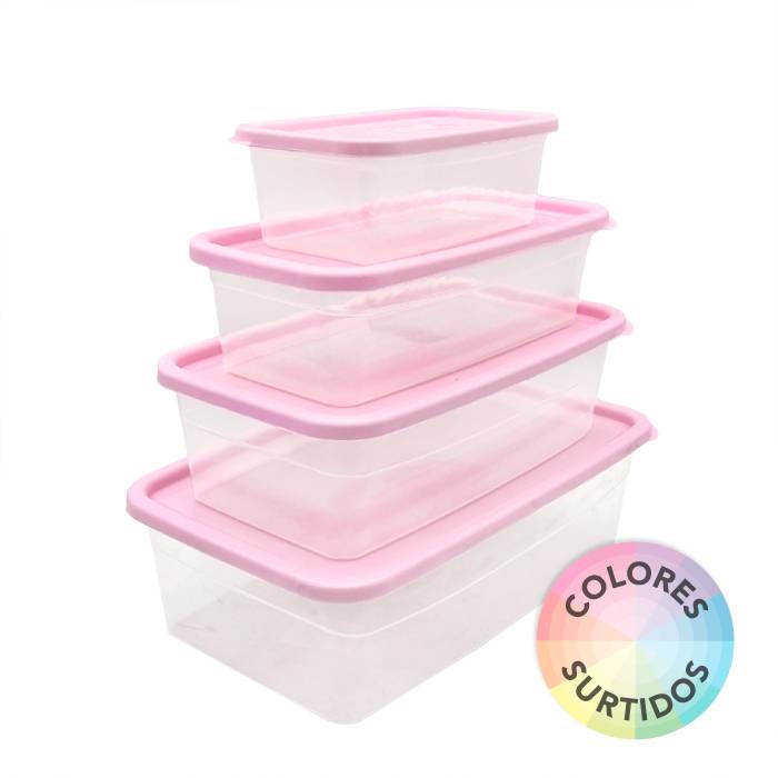 SET X4 HERMÉTICOS POO 750 ML