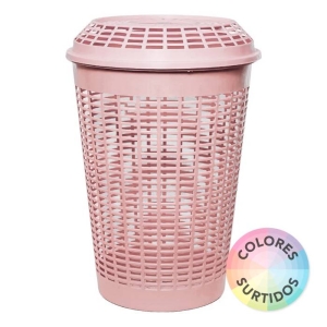 CESTO PARA ROPA CALADO 65 L.