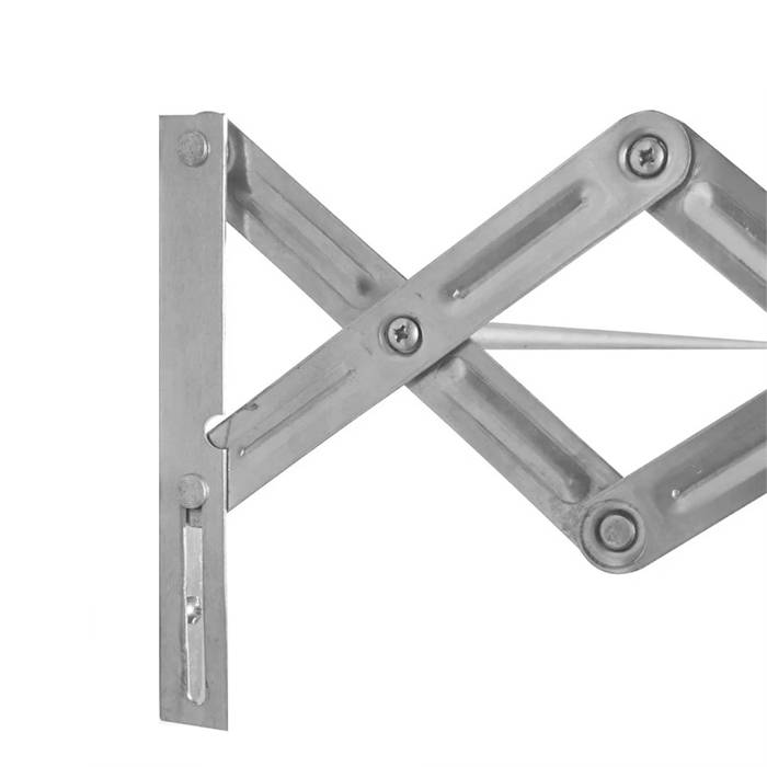 TENDEDERO DE PARED EXTENSIBLE 80CM MOR - Imagen 2