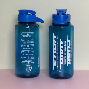 BOTELLA MOTIVACIONAL AZUL
