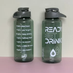 BOTELLA MOTIVACIONAL VERDE MILITAR