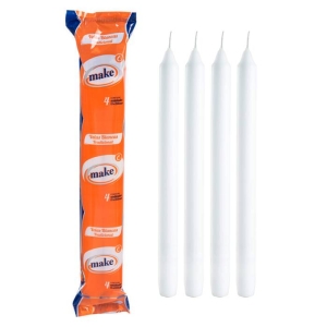 VELA BLANCA LARGA X4 MAKE