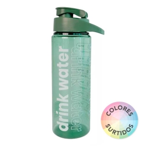 BOTELLA PLÁSTICA MOTIVACIONAL 750 ML