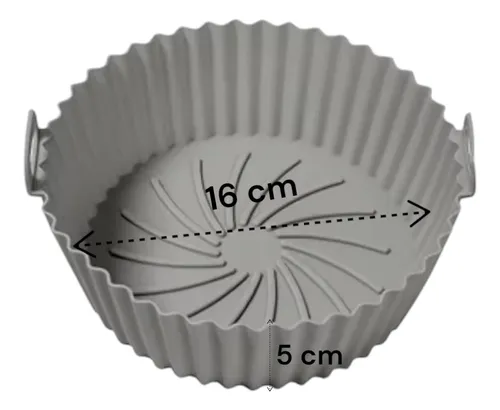 MOLDE DE SILICONA PARA FREIDORA DE AIRE REDONDO - Imagen 3