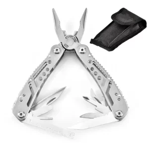 CUCHILLO DE BOLSILLO MULTIFUNCIÓN DE ACERO INOXIDABLE