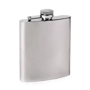 PETACA DE LICOR Y WHISKY ACERO INOXIDABLE 236MM