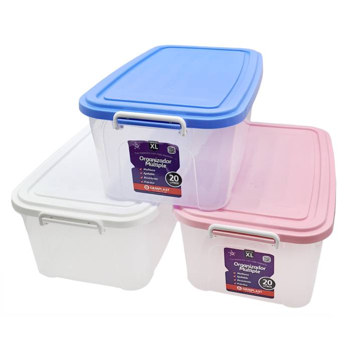 ORGANIZADOR CON TRABA GEMPLAST 20 LTS - Imagen 2