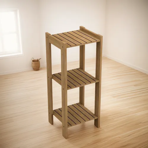 ORGANIZADOR LINEA WALL CON 3 ESTANTES 32X80X30