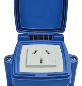 SOPORTE CON TOMA DUAL PARA CAJA CAPSULADA