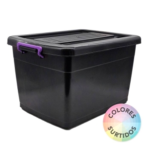 ORGANIZADOR NEGRO CON TRABA 70 LTS