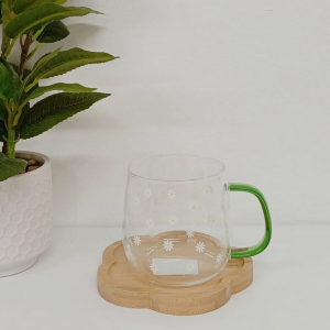 TAZA VIDRIO MARGARITAS
