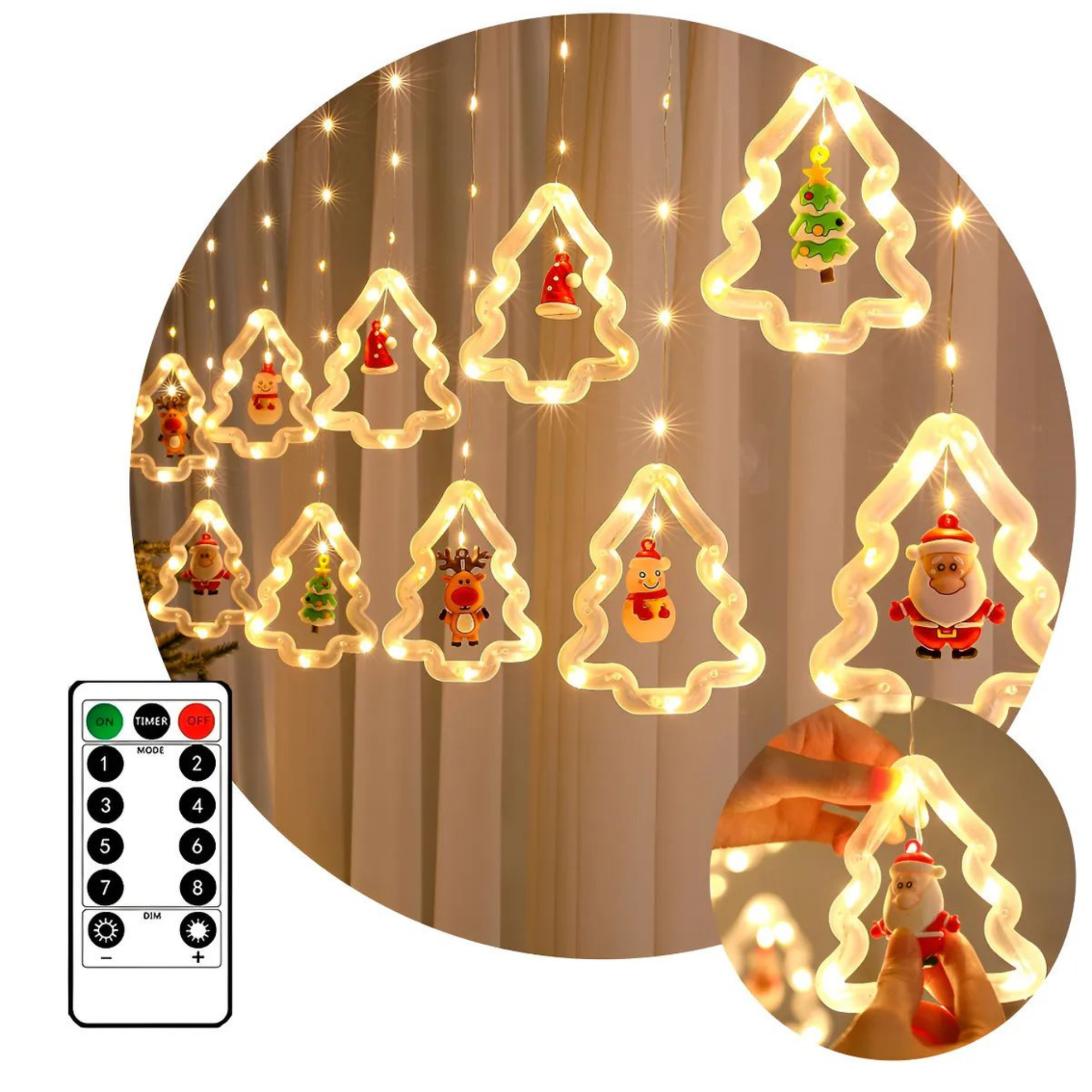 CORTINA LUCES LED