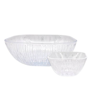 SET BOWL MÁS 6 COMPOTERAS LABRADAS