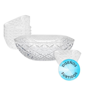SET BOWL MAS 6 COMPOTERAS LABRADAS