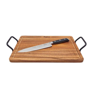 TABLA PARA CARNE MÁS CUCHILLO HUDSON