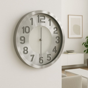 RELOJ PARA PARED LINEA SILVER