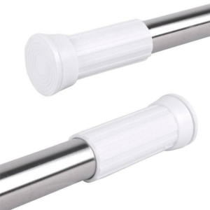 BARRAL PARA CORTINA DE BAÑO DE ACERO