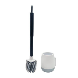 ESCOBILLA DE SILICONA CON VASO DE PLÁSTICO