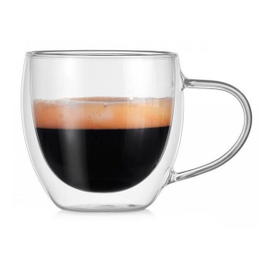 TAZA PARA CAFÉ DOBLE VIDRIO