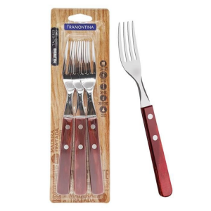 TENEDOR POLYWOOD X3 TRAMONTINA